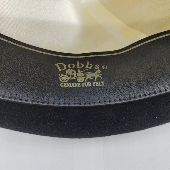 Vintage DOBBS Fifth Avenue Men's Hat with Feather - Picture 4 of 7